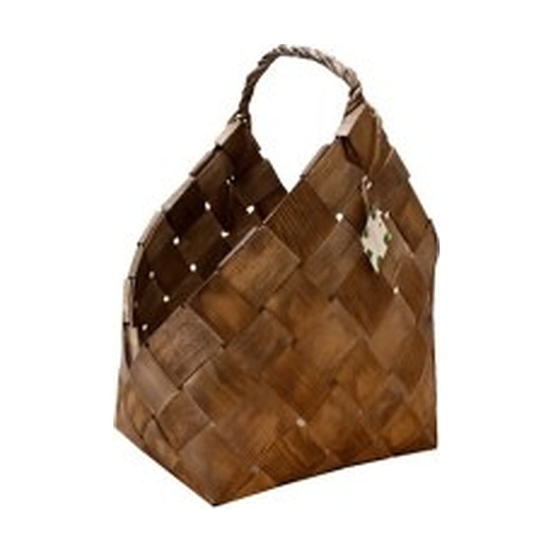 Holzkorb braun, 48,5 x 34 x 58 cm
