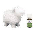 Weisses Saunaschaf mit Eukalyptusduft 10 ml