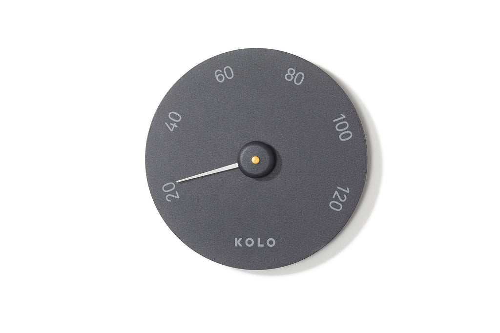 KOLO Saunathermometer 1, schwarz