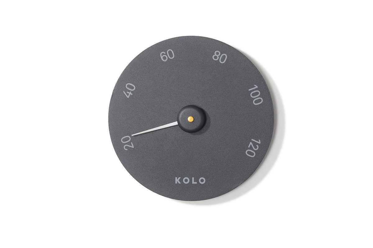 KOLO Saunathermometer 1, schwarz
